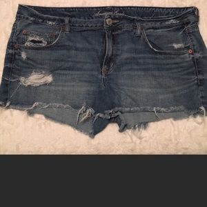 American eagle cut off denim shorts